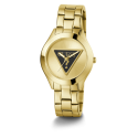 Reloj Guess Tri Plaque para mujer IP dorado