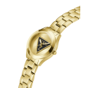 Reloj Guess Tri Plaque para mujer IP dorado
