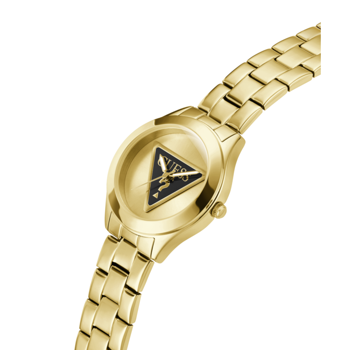 Reloj Guess Tri Plaque para mujer IP dorado