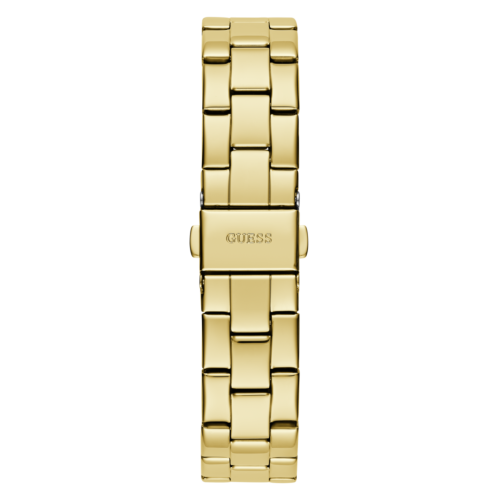 Reloj Guess Tri Plaque para mujer IP dorado