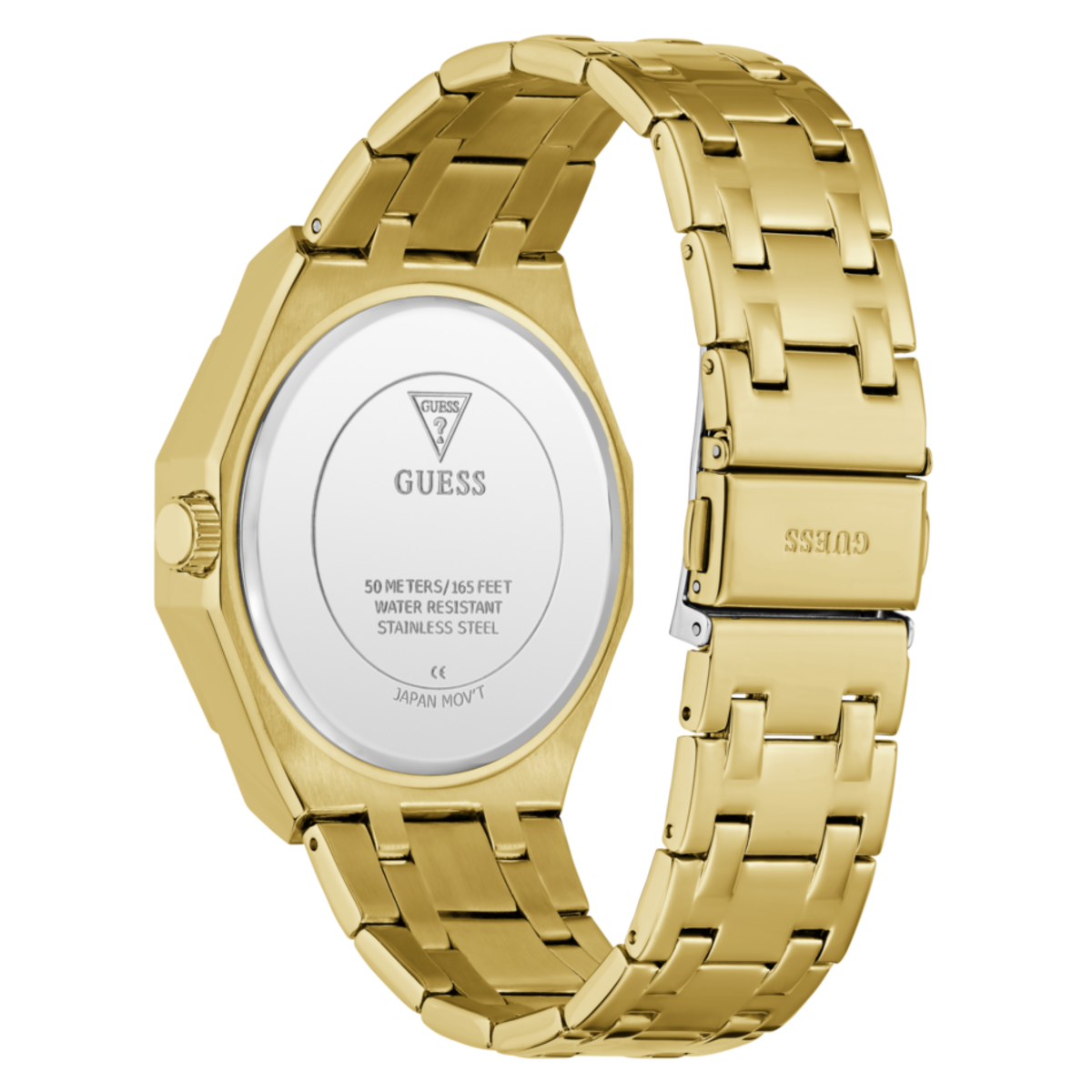Reloj Guess Kryptonite 43mm para hombre dorado