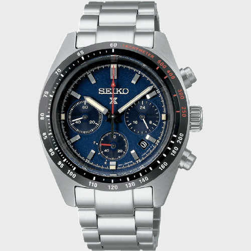 Reloj Seiko Prospex Speedtimer 39mm esfera azul