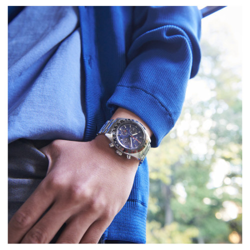 Reloj Seiko Prospex Speedtimer 39mm esfera azul