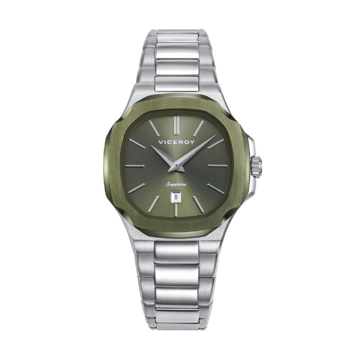 Reloj Viceroy colección Laura Escanes 32mm esfera y bisel verde para mujer.