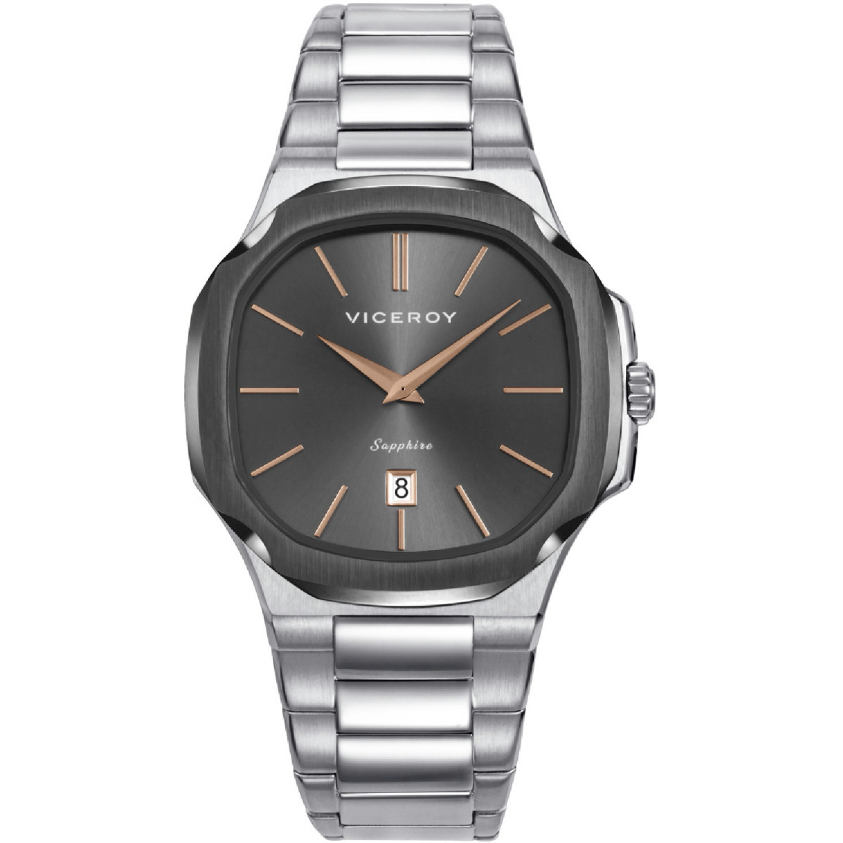 Reloj Viceroy colección Laura Escanes 42mm esfera y bisel negro para hombre.