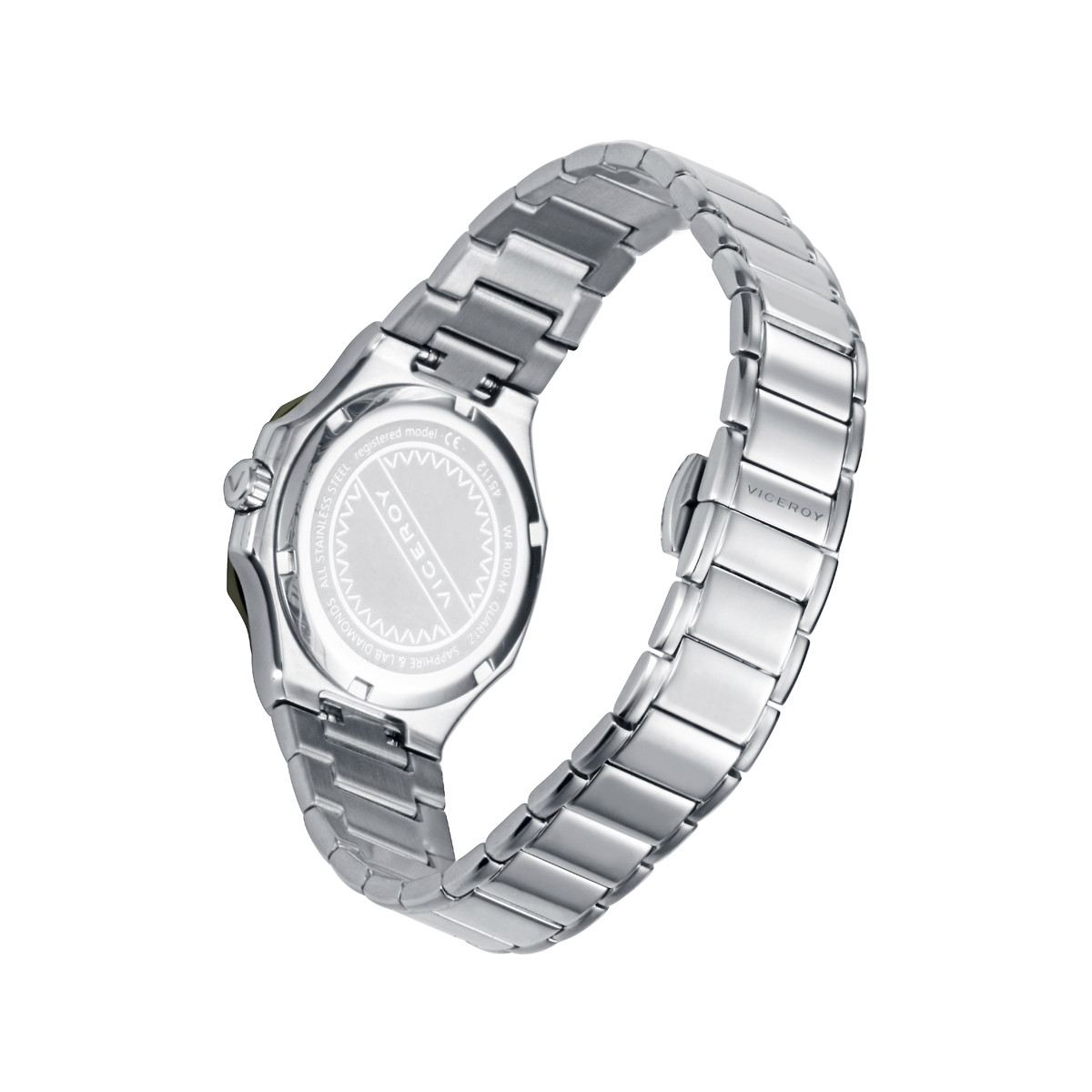 Reloj Viceroy colección Laura Escanes 32mm esfera y bisel verde para mujer.