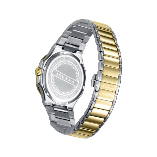 Reloj Viceroy colección Laura Escanes 42mm bicolor esfera gris para hombre.