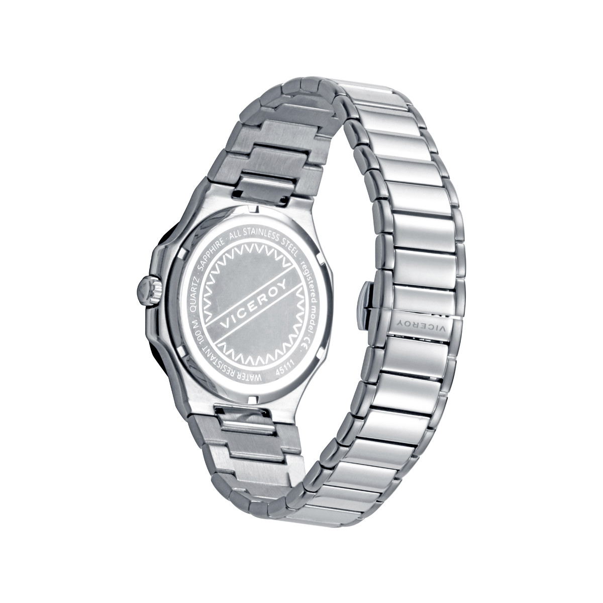 Reloj Viceroy colección Laura Escanes 42mm esfera y bisel negro para hombre.