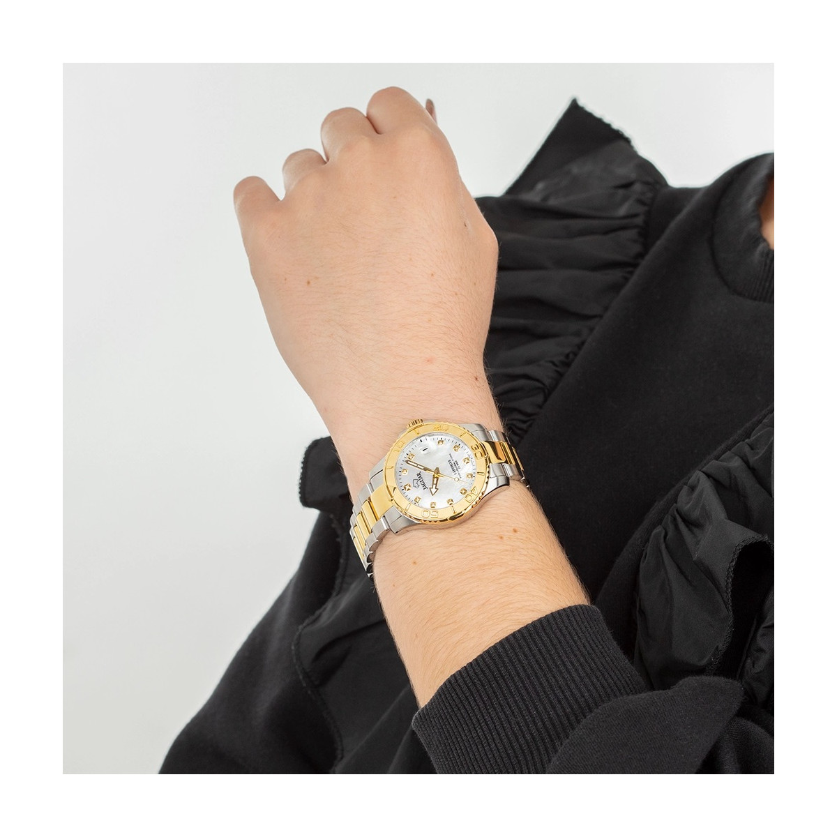 Reloj Jaguar Couple Diver bicolor para mujer 36mm