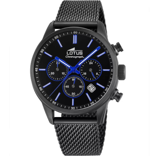 Reloj Lotus Cronografo para hombre IP negro