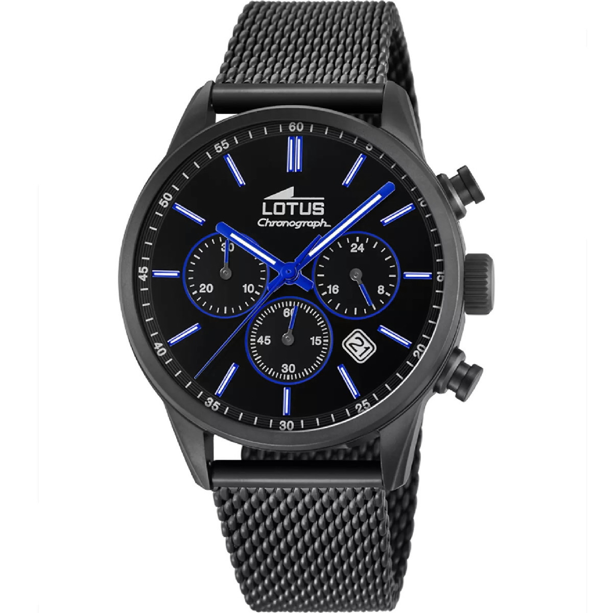 Reloj Lotus Cronografo para hombre IP negro