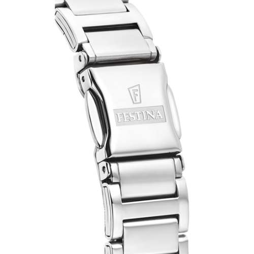 Reloj Festina para mujer esfera gris con números romanos
