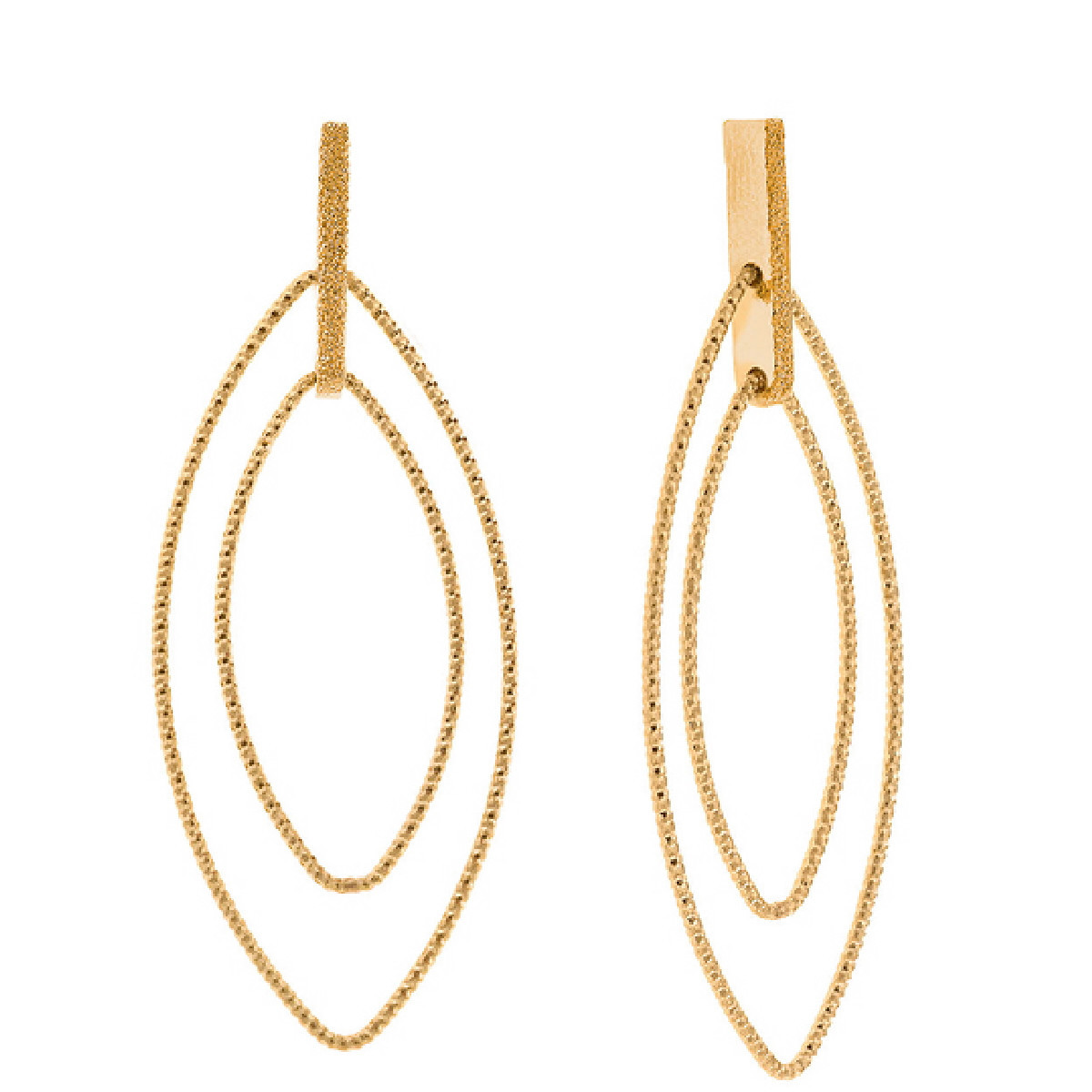 Pendientes Salvatore plata 925 dorados