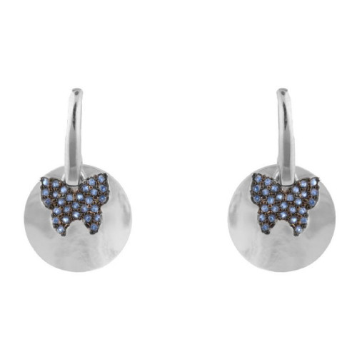 Pendientes Luxenter Butterfly plata 925 rodiada