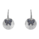 Pendientes Luxenter Butterfly plata 925 rodiada