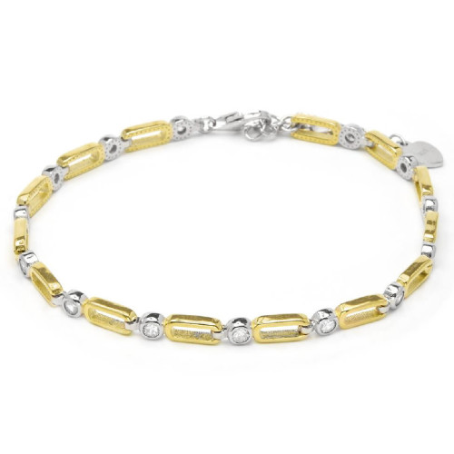 Pulsera Luxenter Usol plata 925 bicolor