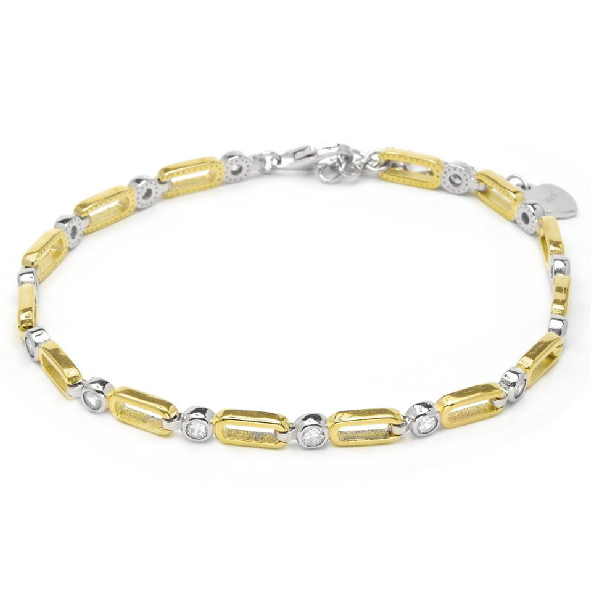 Pulsera Luxenter Usol plata 925 bicolor