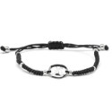 Pulsera Luxenter Hanyio plata 925 y macramé Pulsera Luxenter Hanyio plata 925 y macramé