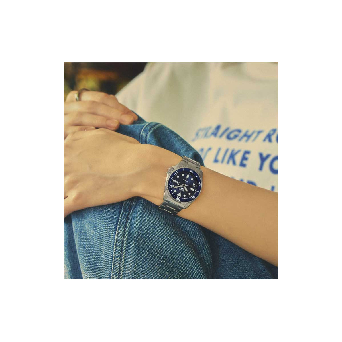 Reloj Seiko 5 Sports SKX Sports Style 38mm azul