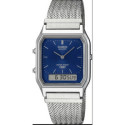 Reloj Casio Edgy Collection Ana-Digi para mujer y hombre esfera azul