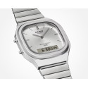 Reloj Casio Edgy Collection Ana-Digi para mujer y hombre esfera gris plata