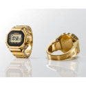Reloj anillo Casio digital de acero dorado Reloj anillo Casio digital de acero dorado