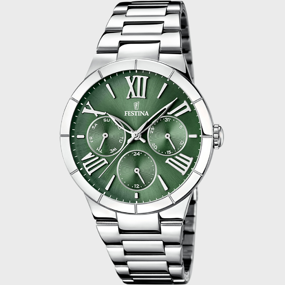 Reloj Festina para señora multifunción 36mm esfera verde