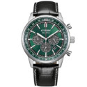 Reloj Citizen Chrono Pilot 43mm esfera verde con correa