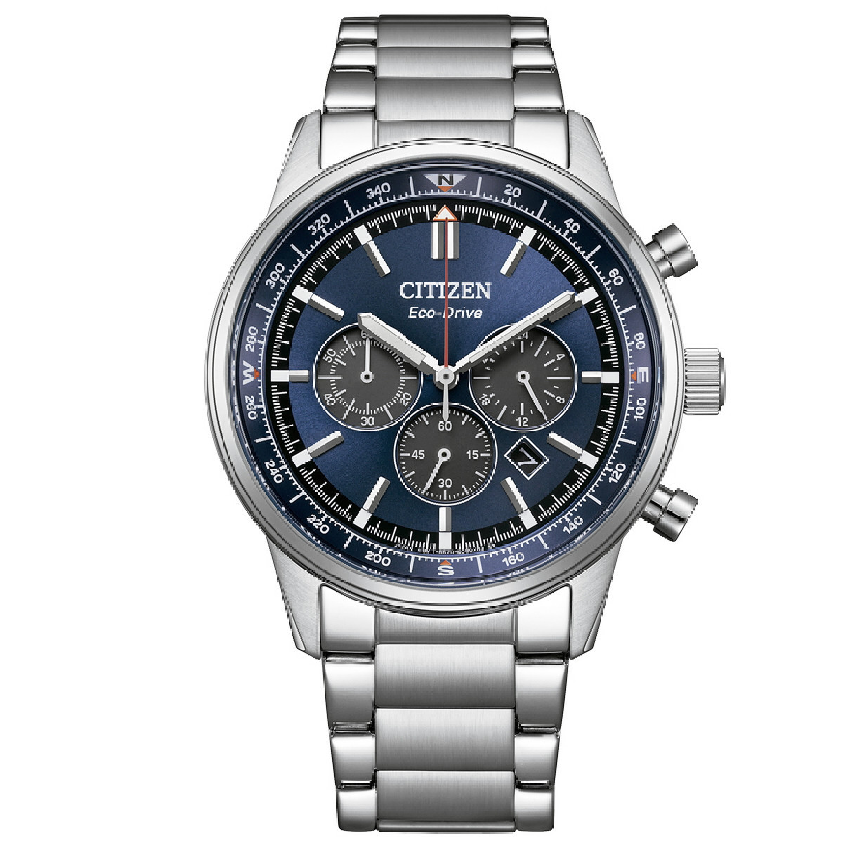Reloj Citizen Chrono Pilot 43mm esfera azul