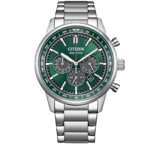 Reloj Citizen Chrono Pilot 43mm esfera verde
