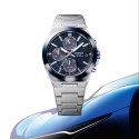 Reloj Casio Cronógrafo Solar Edifice 40mm esfera azul