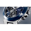 Reloj Casio Cronógrafo Solar Edifice 40mm esfera azul