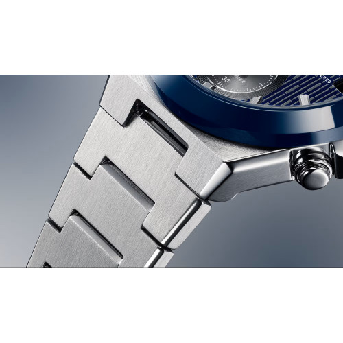 Reloj Casio Cronógrafo Solar Edifice 40mm esfera azul