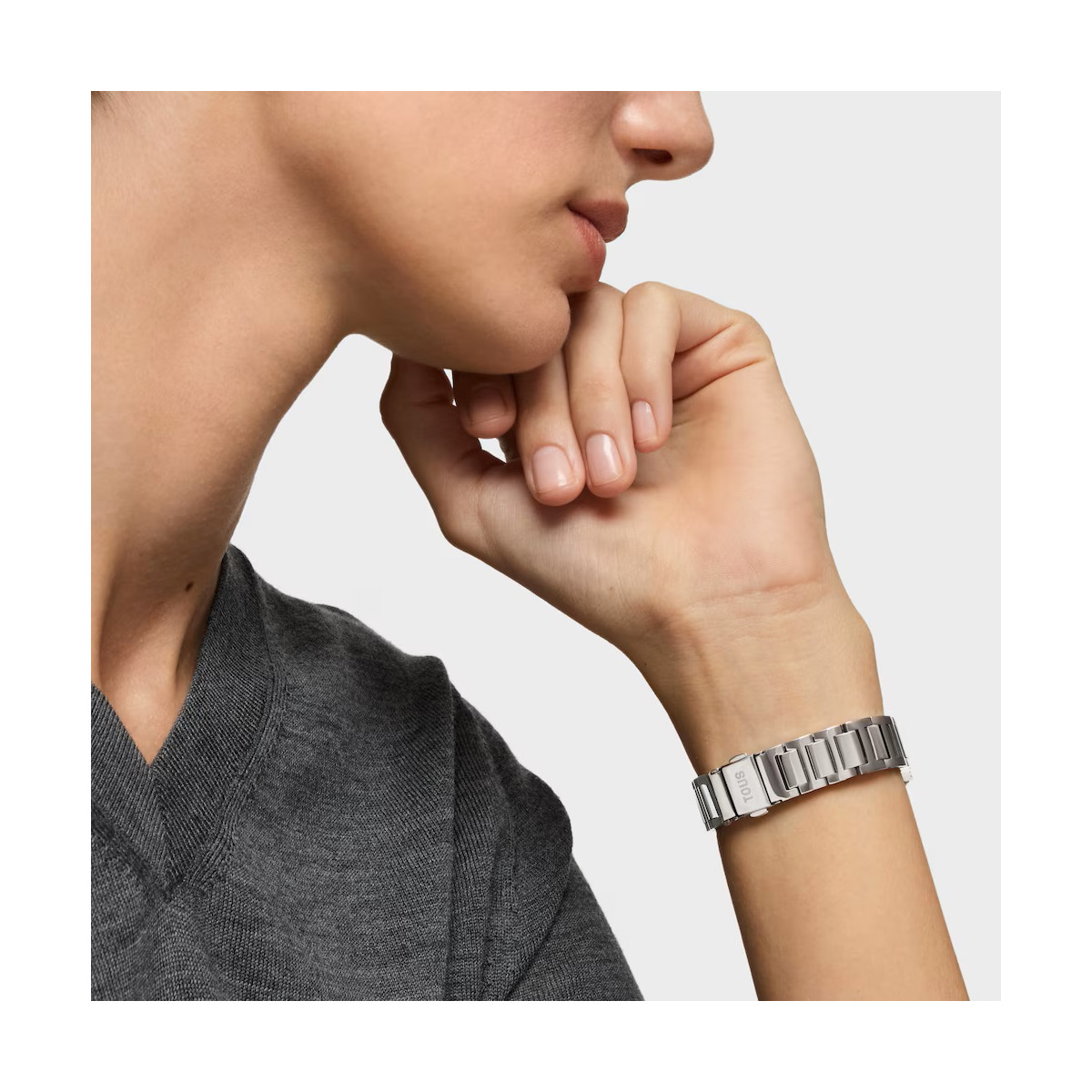 Reloj Tous digital con brazalete de acero D-BEAR MINI