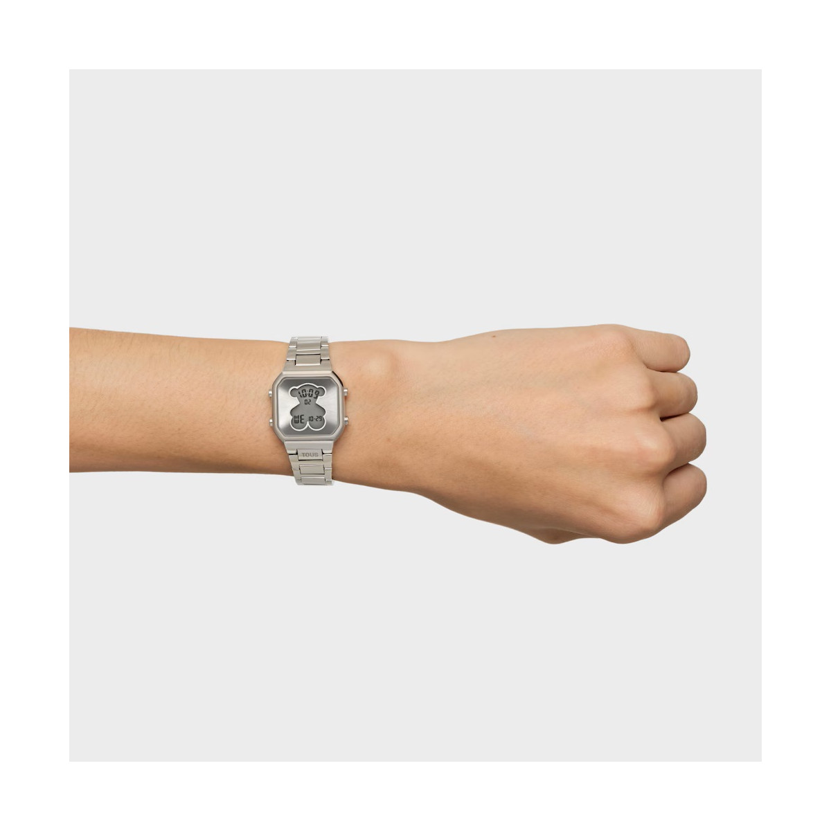 Reloj Tous digital con brazalete de acero D-BEAR MINI