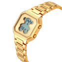 Reloj Tous digital con brazalete de acero dorado D-BEAR MINI