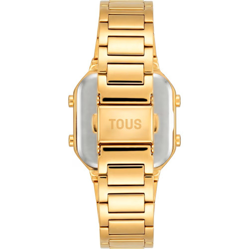 Reloj Tous digital con brazalete de acero dorado D-BEAR MINI