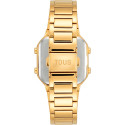 Reloj Tous digital con brazalete de acero dorado D-BEAR MINI