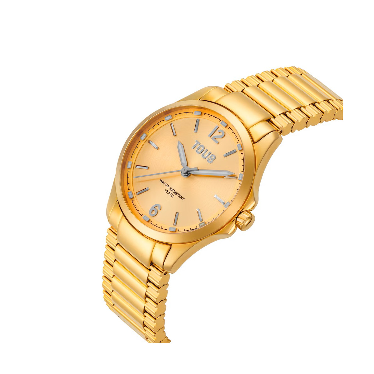 Reloj Tous analógico con brazalete de acero dorado DRIVE NEW
