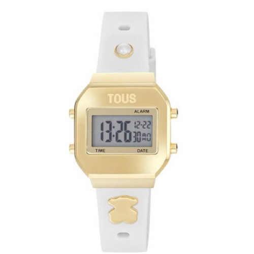 Reloj Tous XPRESurSLP digital correa silicona blanca