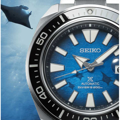 Reloj Seiko Prospex SaveTheOcean King Samurai Manta Ray 43.8mm