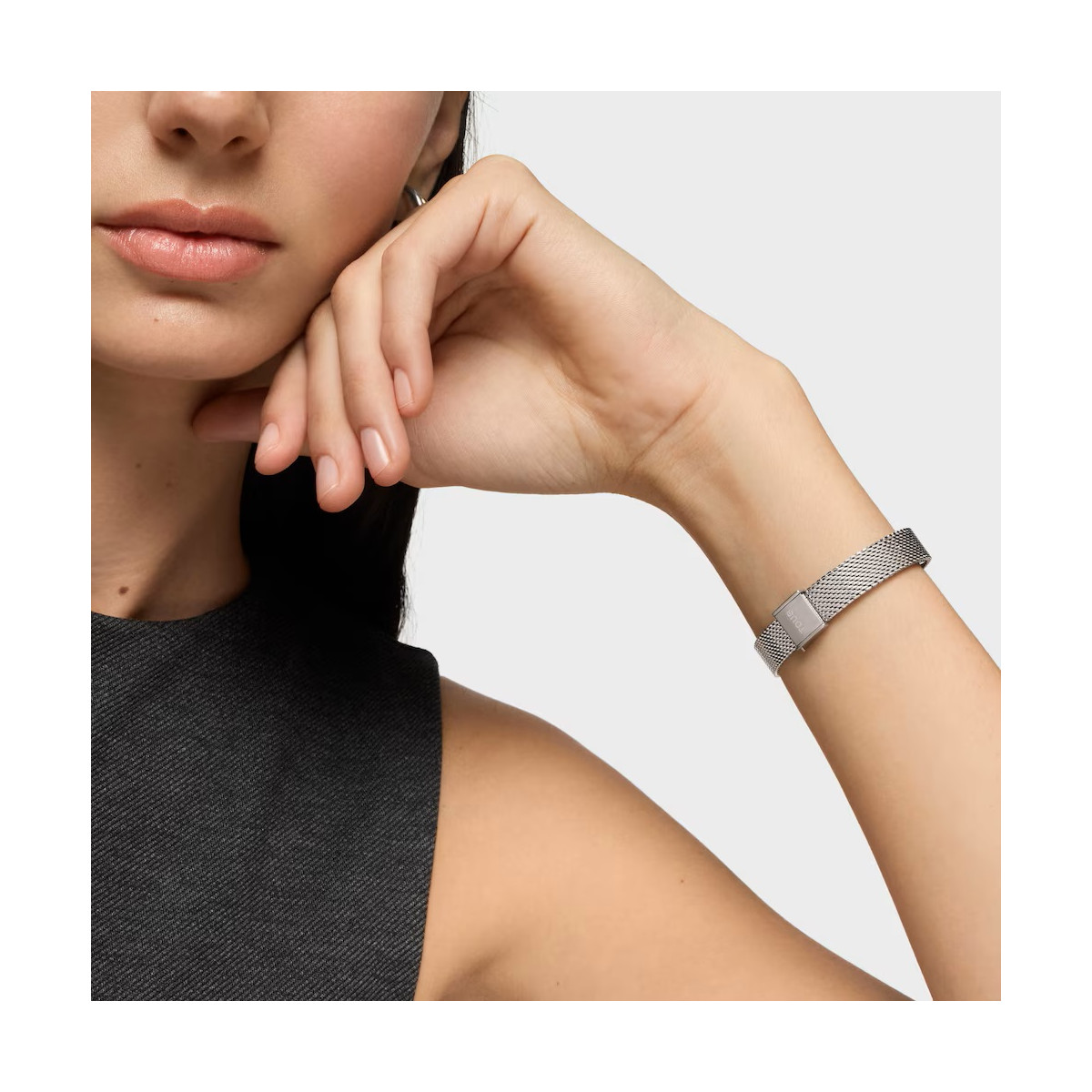 Reloj Tous analógico con brazalete milanés de acero y esfera de nácar EPIC MINI