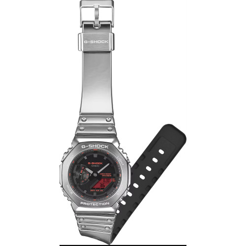 Reloj Casio G-Shock Fine Metallic Basic Series plateado