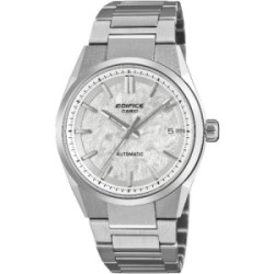 Reloj Casio Edifice Automático para hombre y mujer 39mm esfera gris plata