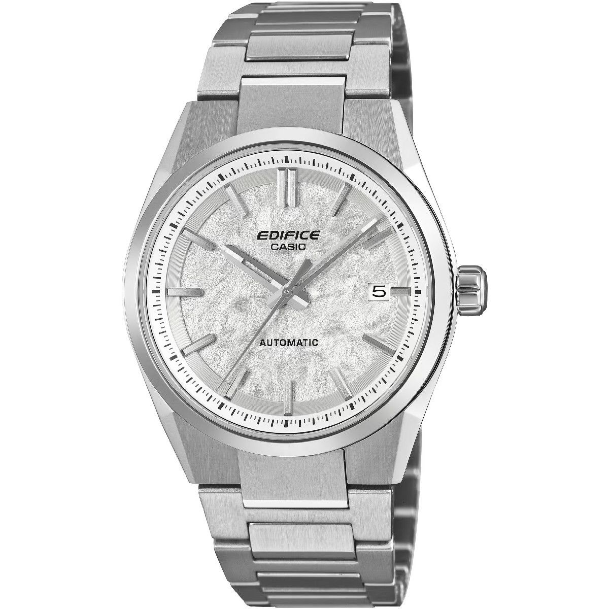 Reloj Casio Edifice Automático para hombre y mujer 39mm esfera gris plata