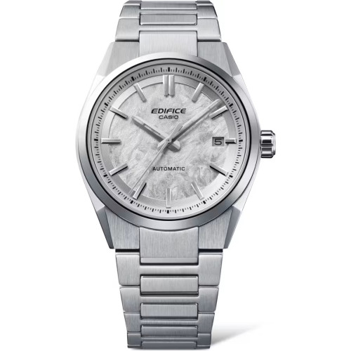 Reloj Casio Edifice Automático para hombre y mujer 39mm esfera gris plata