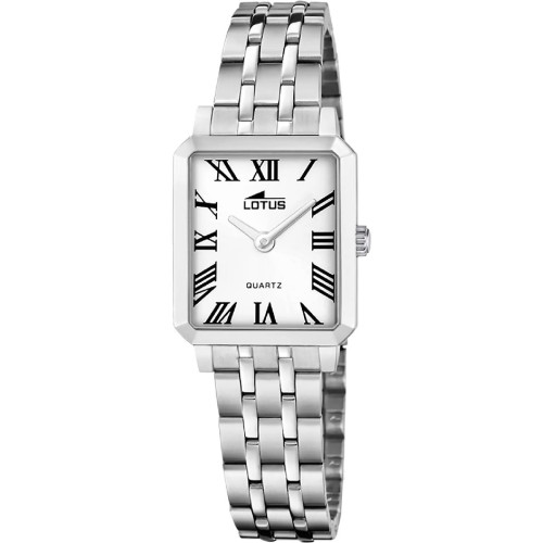 Set reloj Lotus Together para mujer esfera gris plata  22x33mm con pulsera de acero