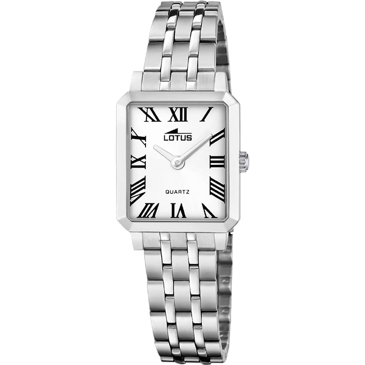 Set reloj Lotus Together para mujer esfera gris plata  22x33mm con pulsera de acero