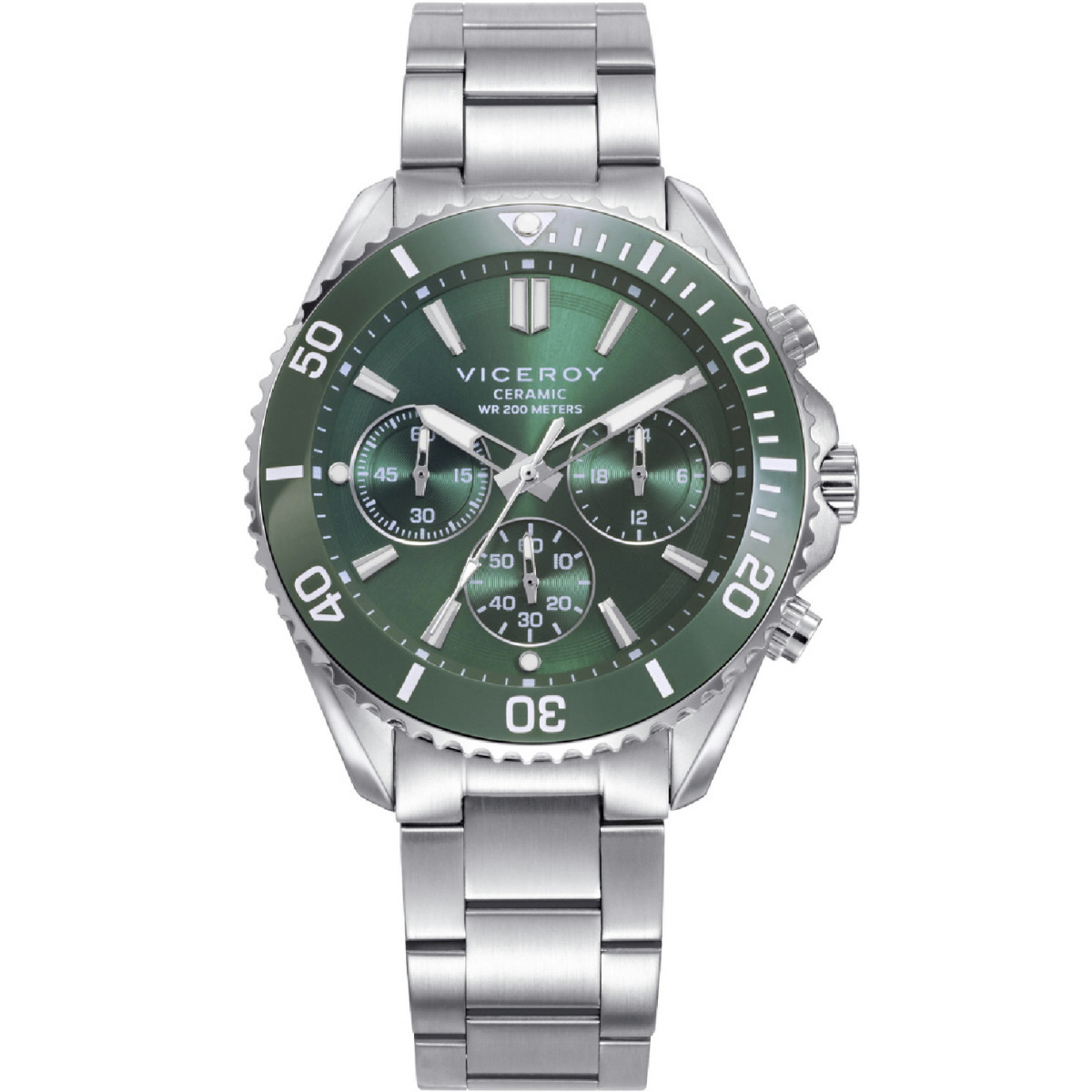 Reloj Viceroy Crono Heat 41mm esfera verde