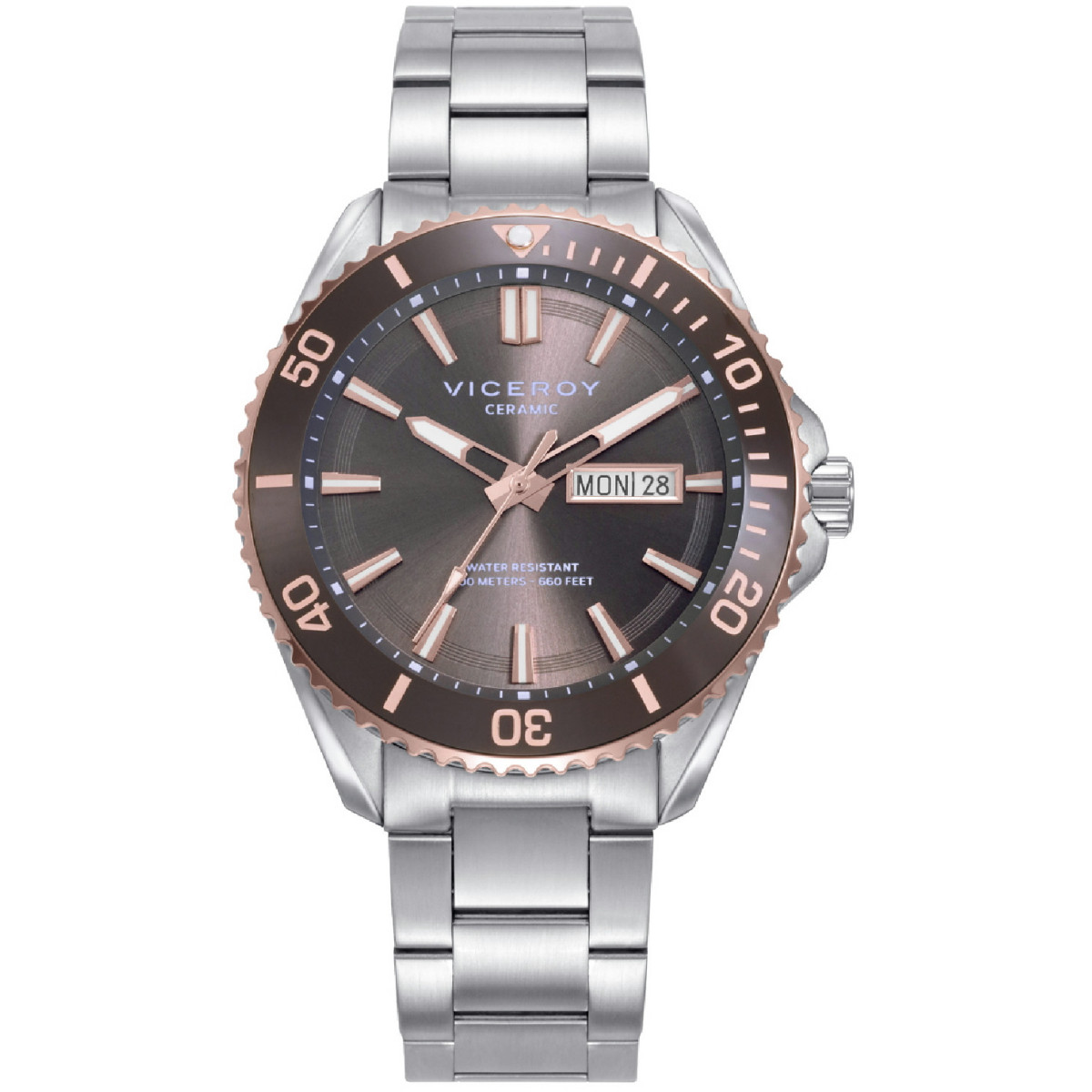 Reloj Viceroy Heat para hombre 41 esfera gris visón
